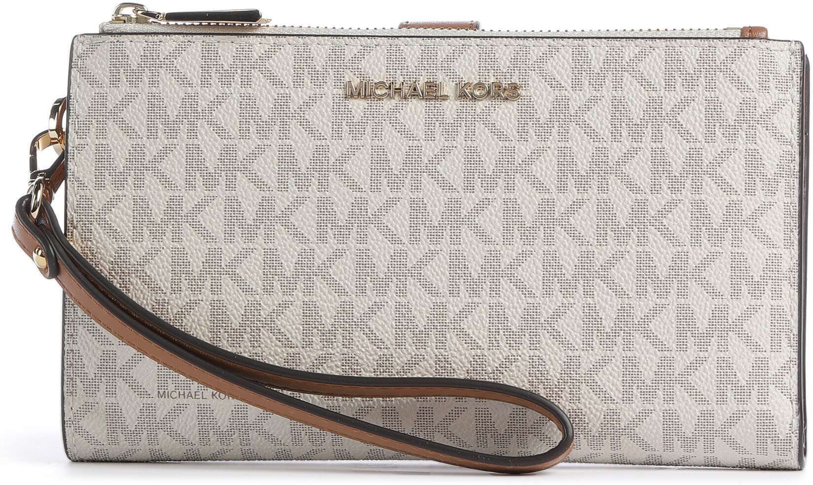 Michael Kors Jet Set Geldbörse, weiß
