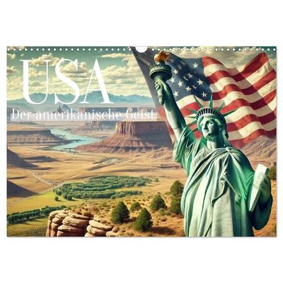 USA - Der amerikanische Geist (Wandkalender 2027 DIN A3 quer), CALVENDO Monatskalender