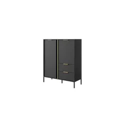 Highboard   ¦ schwarz ¦ Maße (cm): B: 103,3 H: 123,4