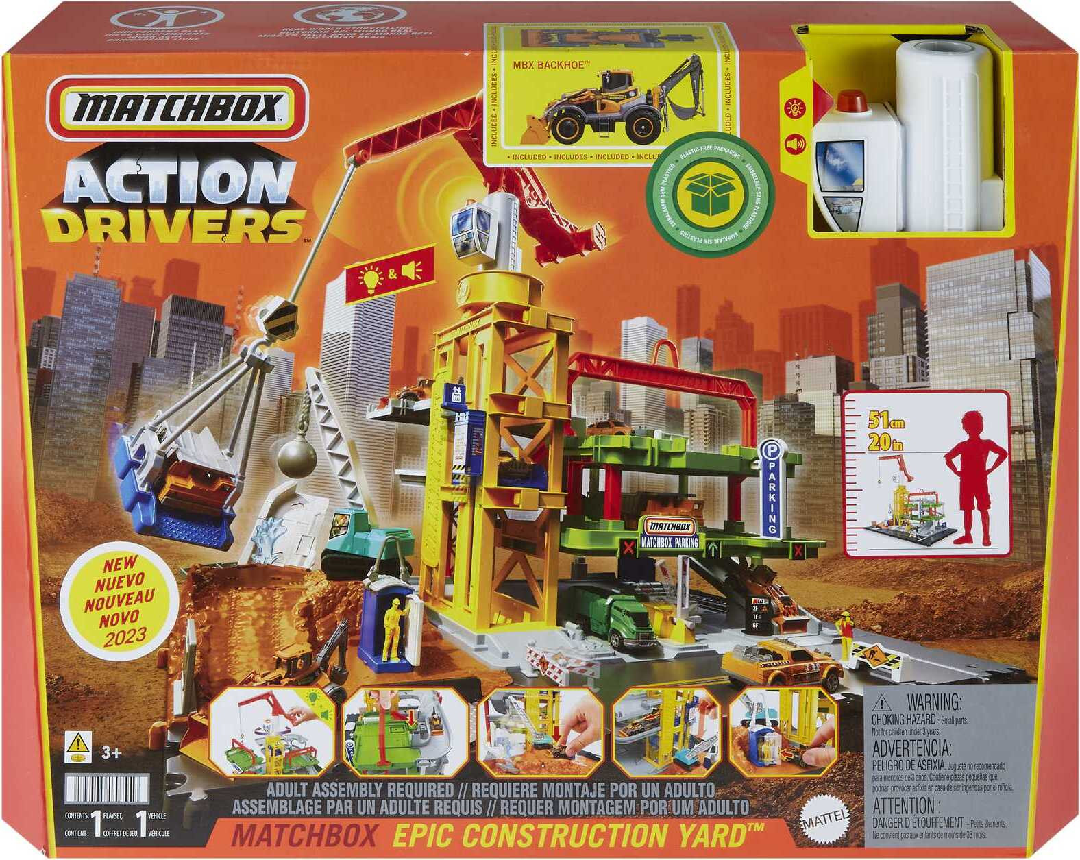 Matchbox Action Drivers Gigantische Bouwplaats Speelset