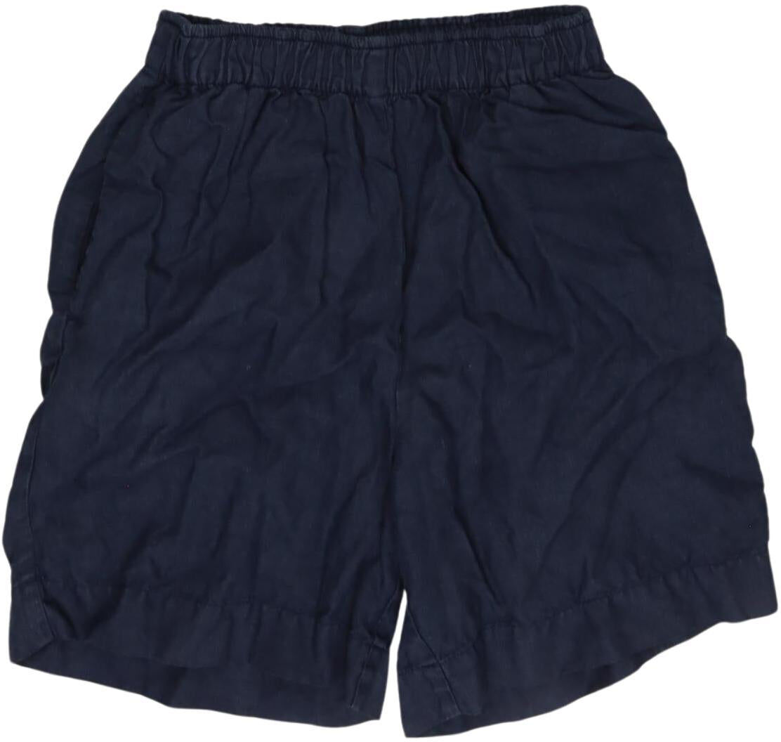 0039 Italy Damen Shorts, Marineblau, Gr. S, Leinen - Second Hand