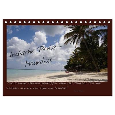 Indische Perle - Mauritius (Tischkalender 2027 DIN A5 quer), CALVENDO Monatskalender