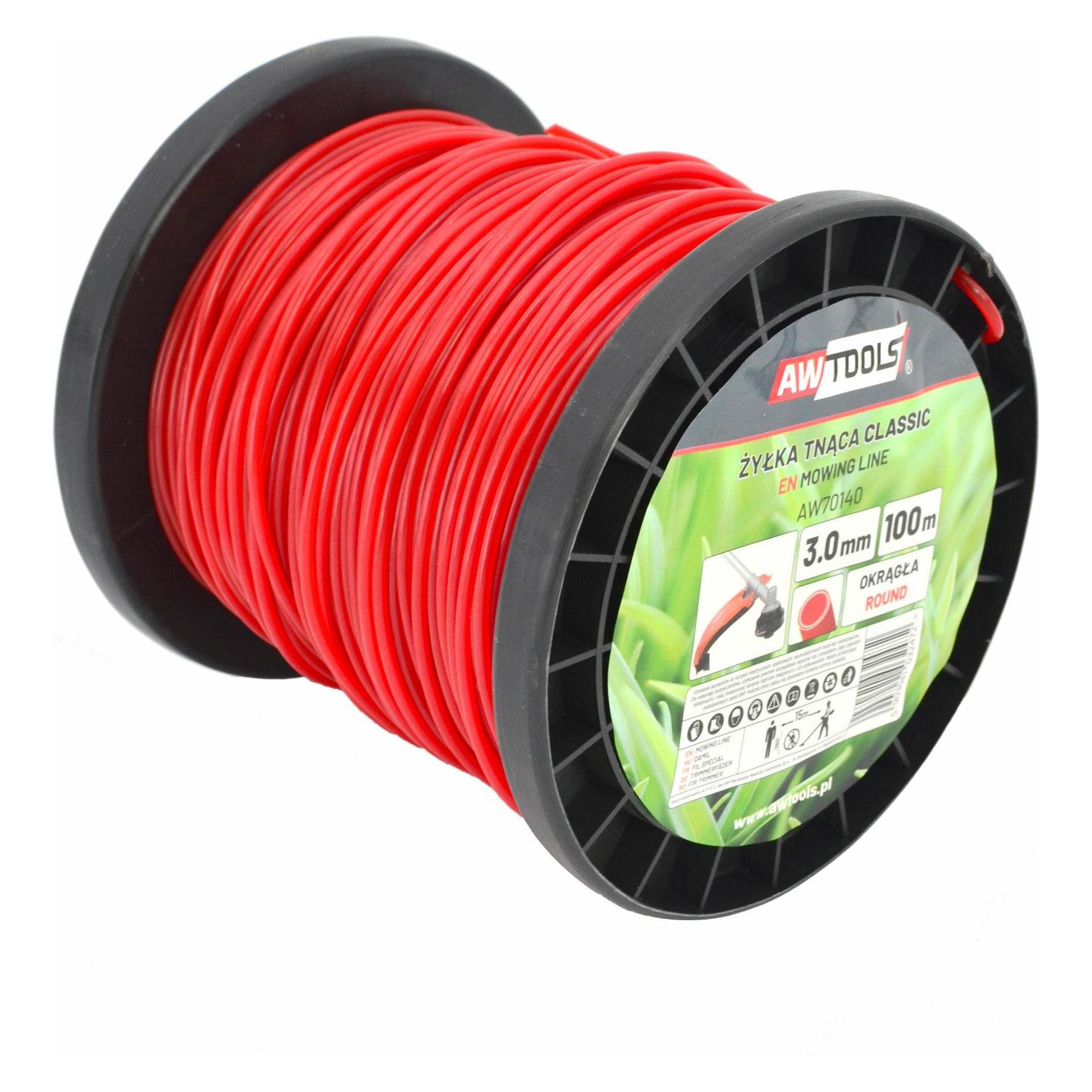 Awtools AW ŻYŁKA TNĄCA CLASSIC 2,7x100m / OKRĄGŁA (Rasentrimmer) (AW70139)
