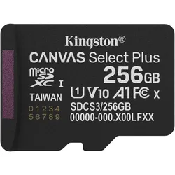 Kingston Canvas Select Plus - Flash-Speicherkarte - 256 GB
