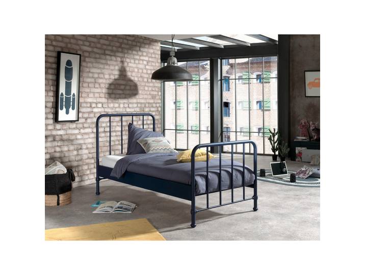 Vipack Kinder-/Juniorbett, Blau, Metall, 90x200 cm, Kinderzimmer & Jugendzimmer, Kindermöbel, Kinderbetten