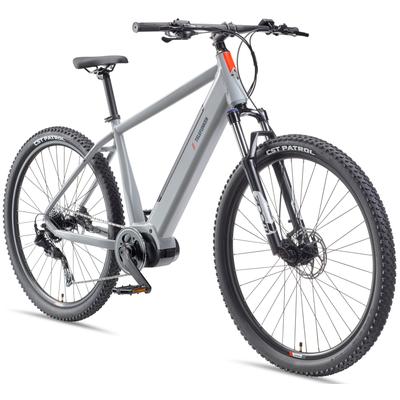 E-Bike TELEFUNKEN "Aufsteiger MT925" Gr. 48, aluminiumgrau, schwarz, Elektrofahrräder, 48cm, 29 Zoll (73,66cm), Pedelec, Elektrofahrrad, Damen u. Herren, E-MTB, Mountainbike, 29 Zoll