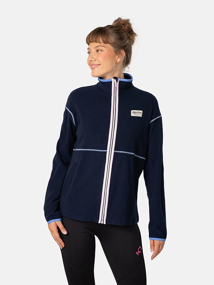 KARI TRAA Fleecejacke "Gracie" in Dunkelblau - XS