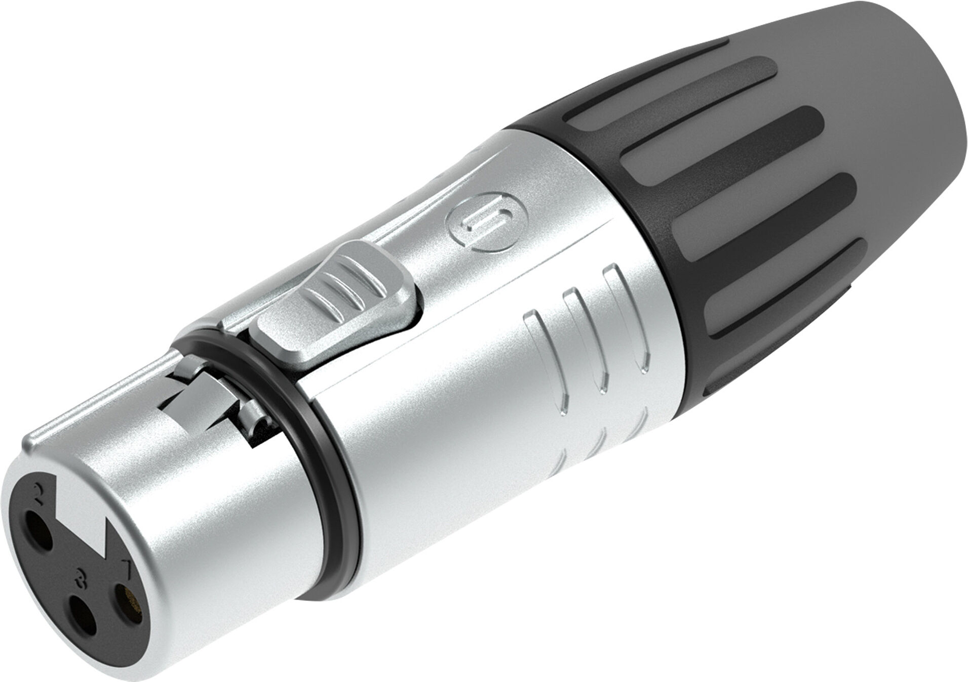 Seetronic Xlr-3p-Stecker – Buchse, Silberne Kontakte – Gehäuse Aus Zink