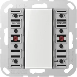 Jung A5074TSM KNX Tastsensor-Modul Standard, 4fach, F50, Serie AS/A A 5074 TSM