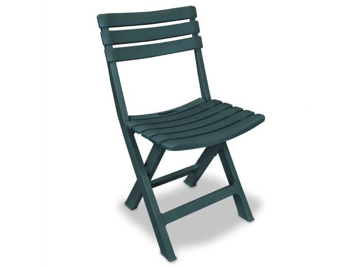 Bon plan  Ensemble de bistro pliable - 3 pcs - JILI HOT - Table + 2 chaises - Plastique Vert - Pour Jardin/terrasse Thome3943943