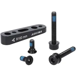 ASHIMA Adapter AU52 Flat Mount 160 mm hinten | schwarz