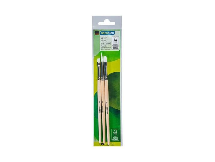 Oecoplan Pinselset Nr. 7 Acryl-Universal 2 Stück