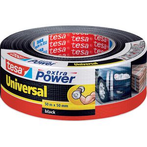 Tesa Gewebeband 56389, extra Power Universal, schwarz, 50mm x 50m