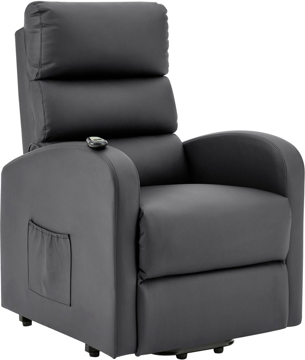 Notio Living Heinz Relaxstoel met elektrische functie in zwart PU