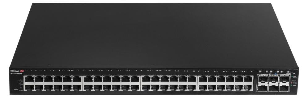 Edimax IGS-5654PLX Industrial Switch 54-Port Gigabit PoE+ met 6x 10GbE SFP