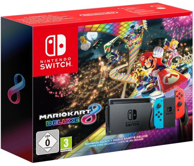 CONSOLA NINTENDO SWITCH MARIO KART 8 DLX
