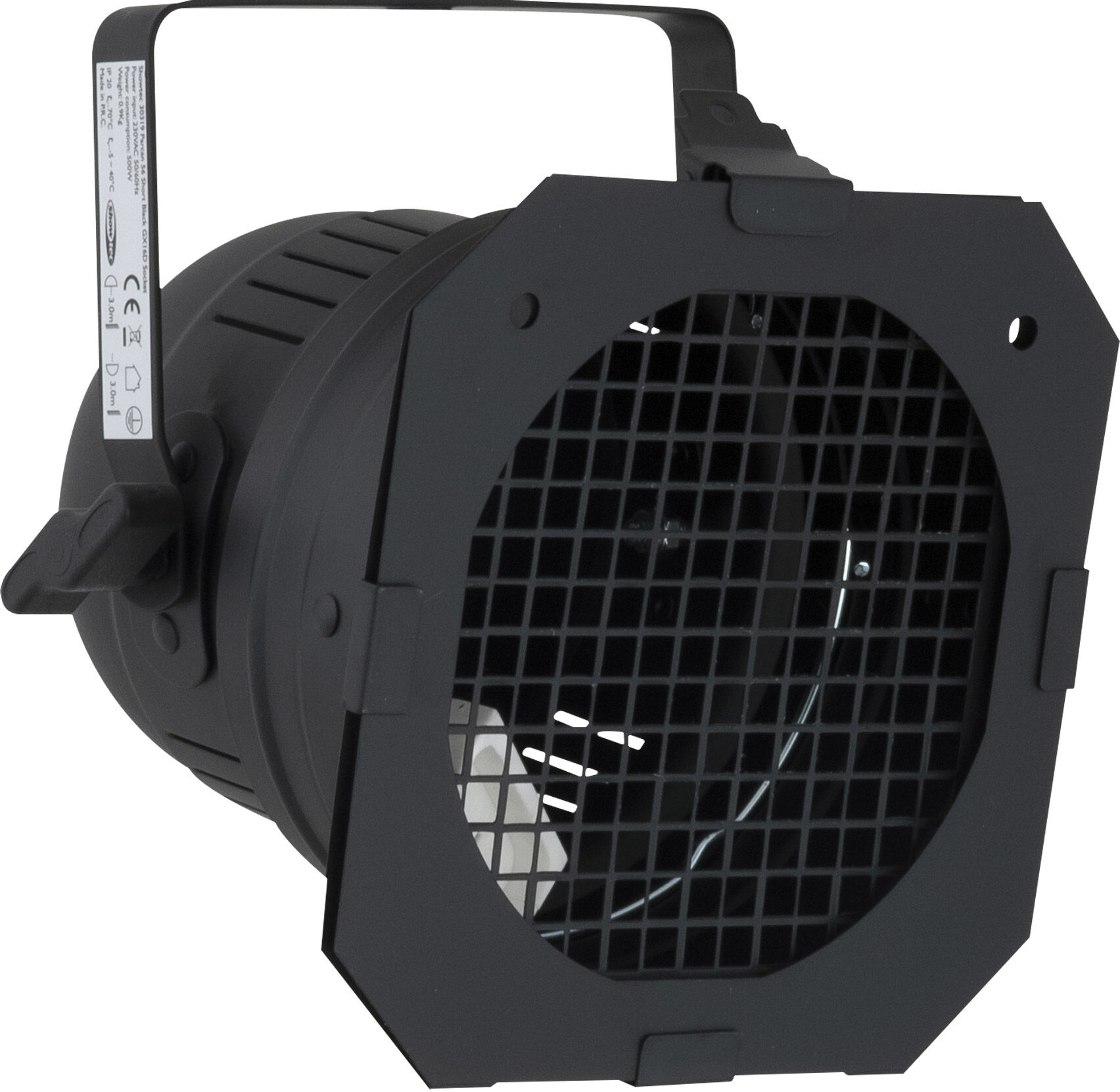 Showtec Parcan 56 Short Mit Gx16d-Sockel Schwarz