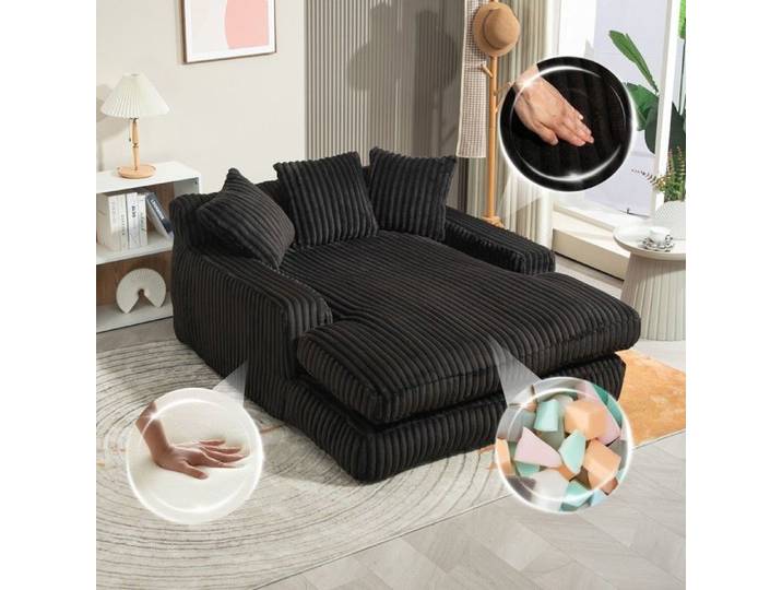 Xylo Fauteuil tissu pliable multifonction lavable poche USB et porte-gobelets