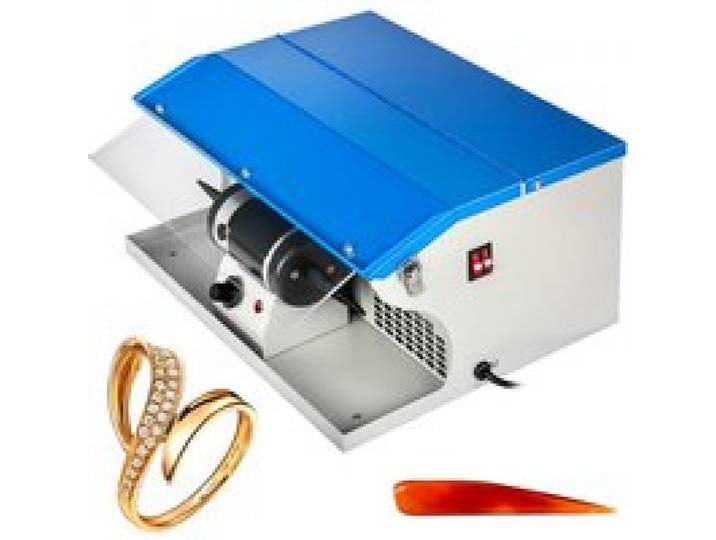 VEVOR Schmuckpoliermaschine 200W Jewelry Buffer Polishing Machine Schmuckpolierpuffer Poliermaschine Schmuckschleifer für die Herstellung und Wartung von Schmuck