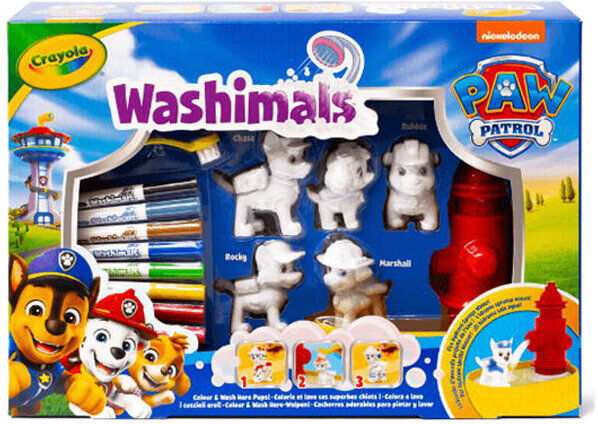 BRINQUEDO CRAYOLA WASHIMALS PPAT 5X