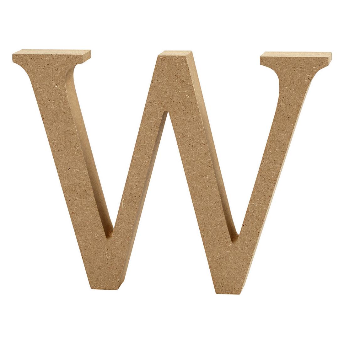 Creativ Company Letter W MDF 8cm, 1st. (5712854004091)