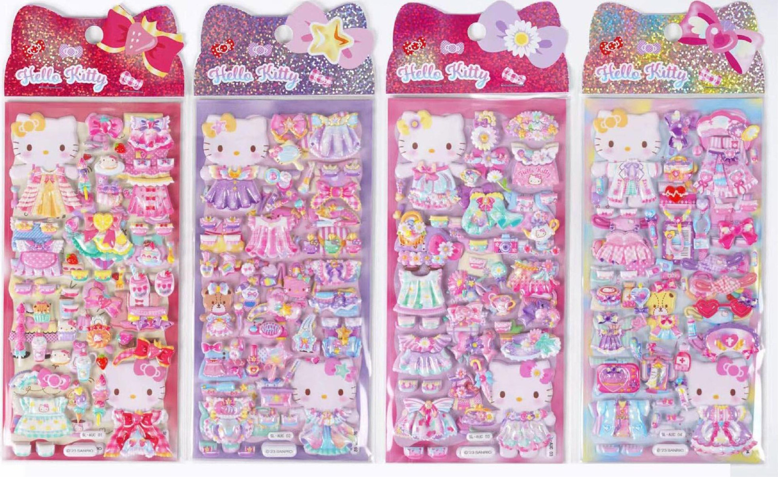 Comansi Hello Kitty en vrienden stickers gepofte collectie 20 stuks