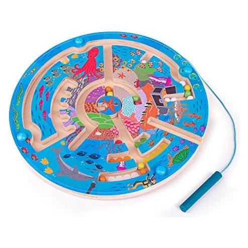 Bigjigs Magnetic Maze Game - Unterwasserwelt (BJ34012)