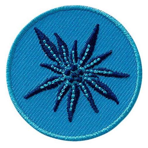 Mono Quick Edelweiss blau (1 Stk., 4.10 x 4.10 cm) (04005)