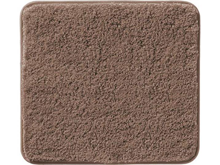 Erwin Müller WC-Vorlage, WC-Matte Rhodos Uni ohne Ausschnitt, rutschhemmend braun Größe 50x55 cm - ultraweich, extrem saugfähig, flusenarm