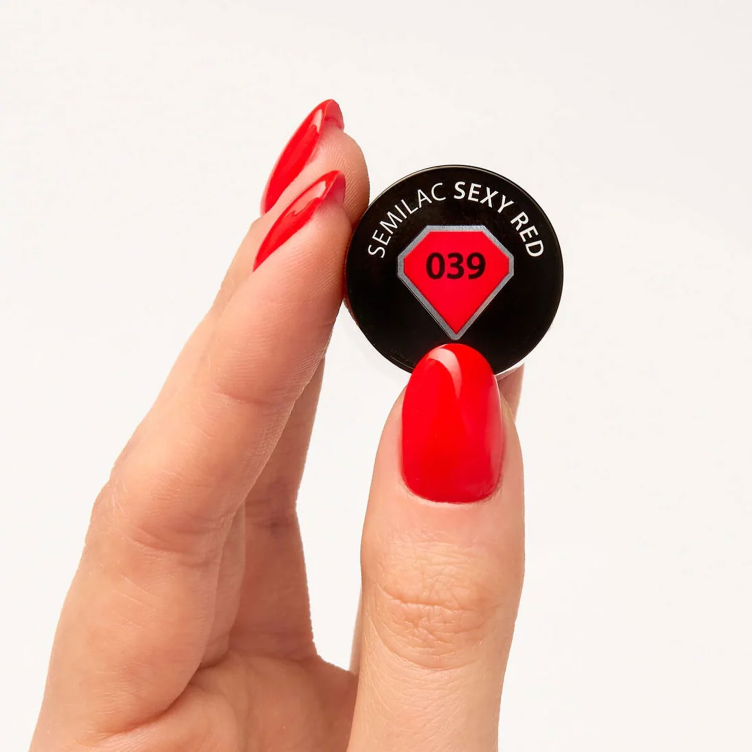 SEMILAC UV Gel Nail Polish No.039 Sexy Red 7ml