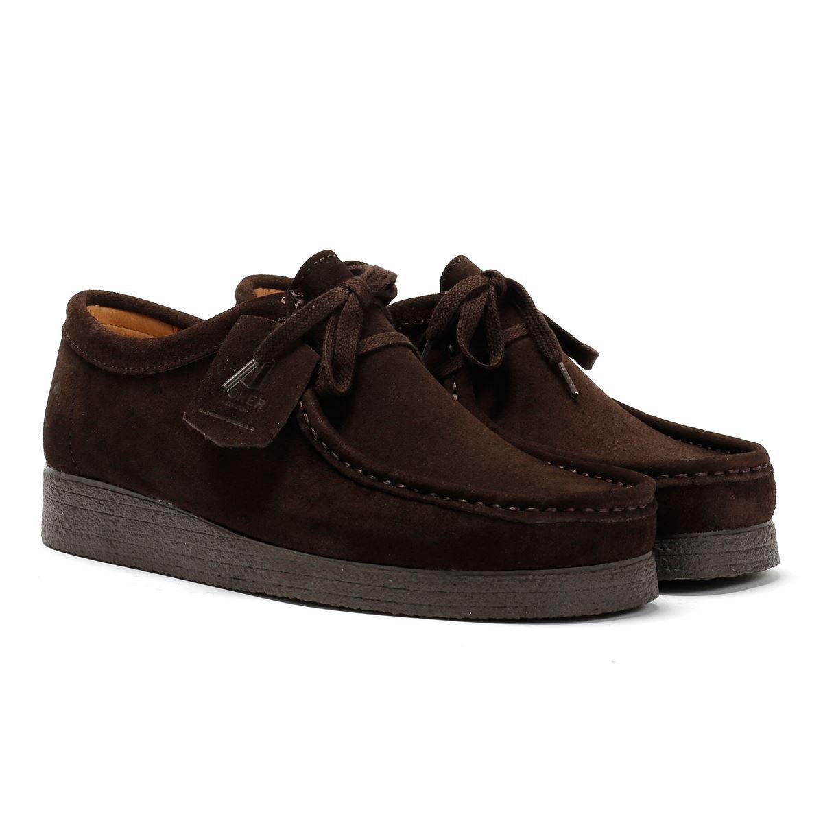 Tower London Apache Wildleder Herren Dunkelbraune Schuhe