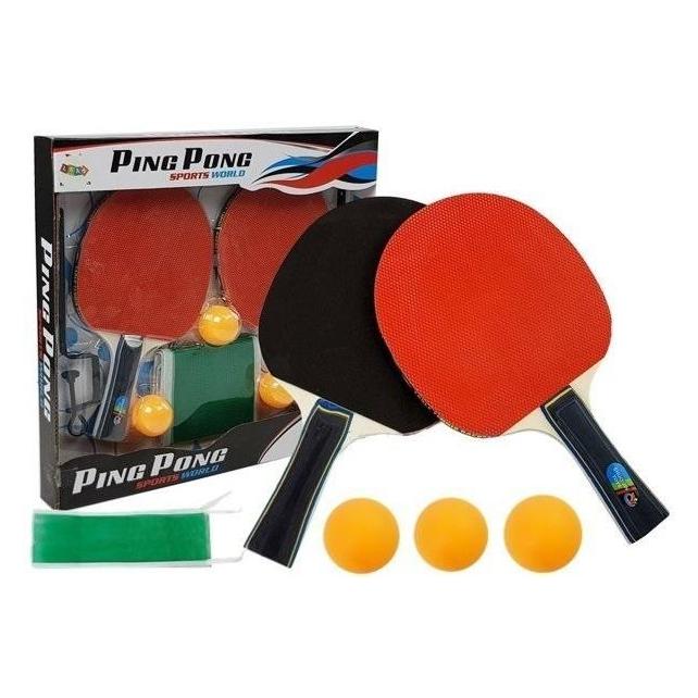 Lean Toys Ping-Pong-Set, Schläger, Netz (33392096)