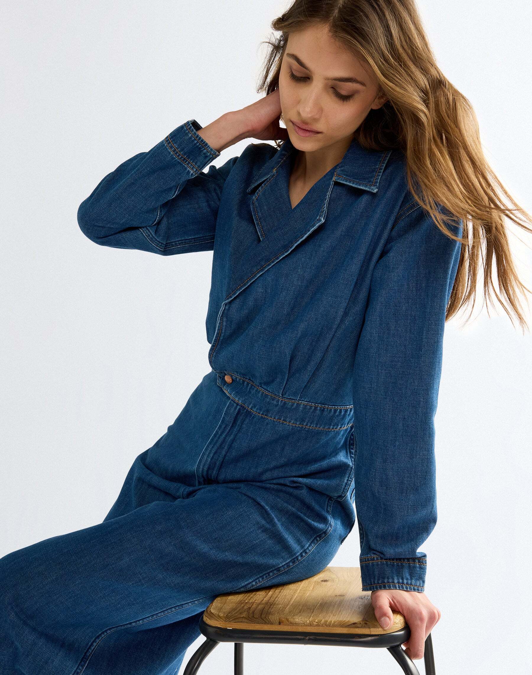 Overall WRANGLER "WRANGLER Overall Canyon Coverall", Damen, Gr. M, N-Gr, blau, Obermaterial: 100% Baumwolle CO., Overalls Overall blau M, N-Gr