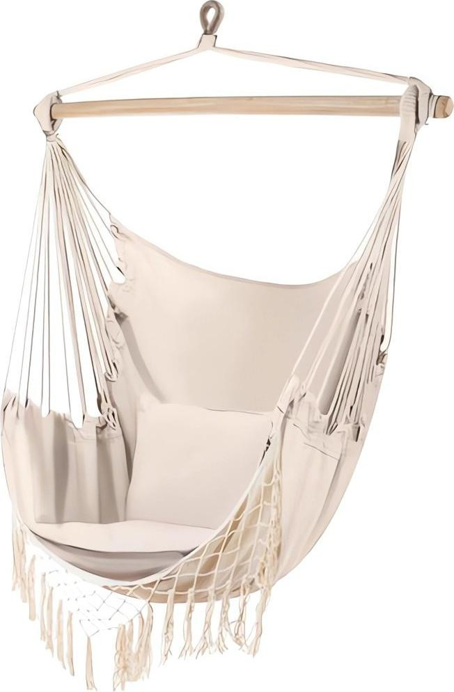 ISO TRADE Hangstoel Braziliaanse fauteuil beige