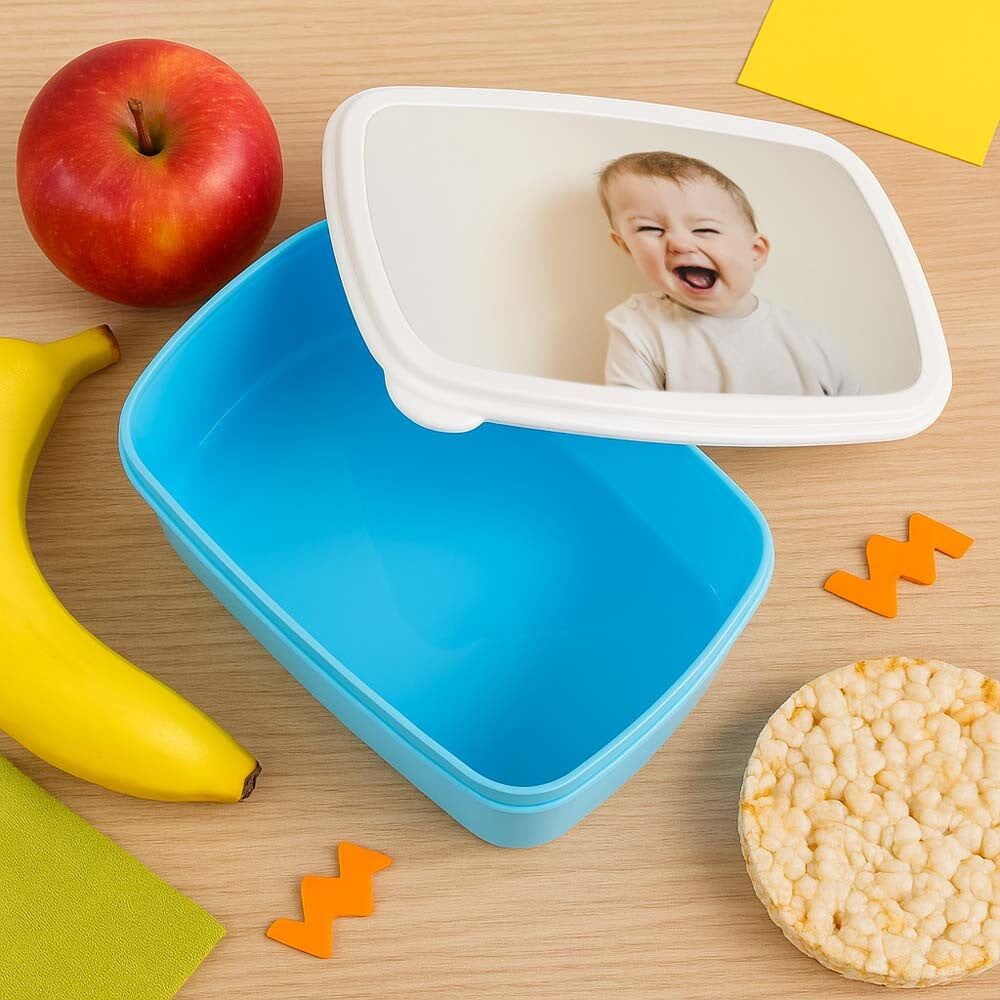Ocadeau Boite repas photo bleue