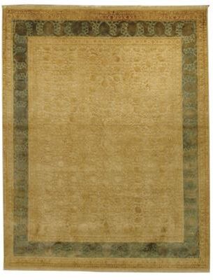 SAFAVIEH Couture Hand-knotted Jewel of India Jalynn Traditional Border Silk Rug with Fringe