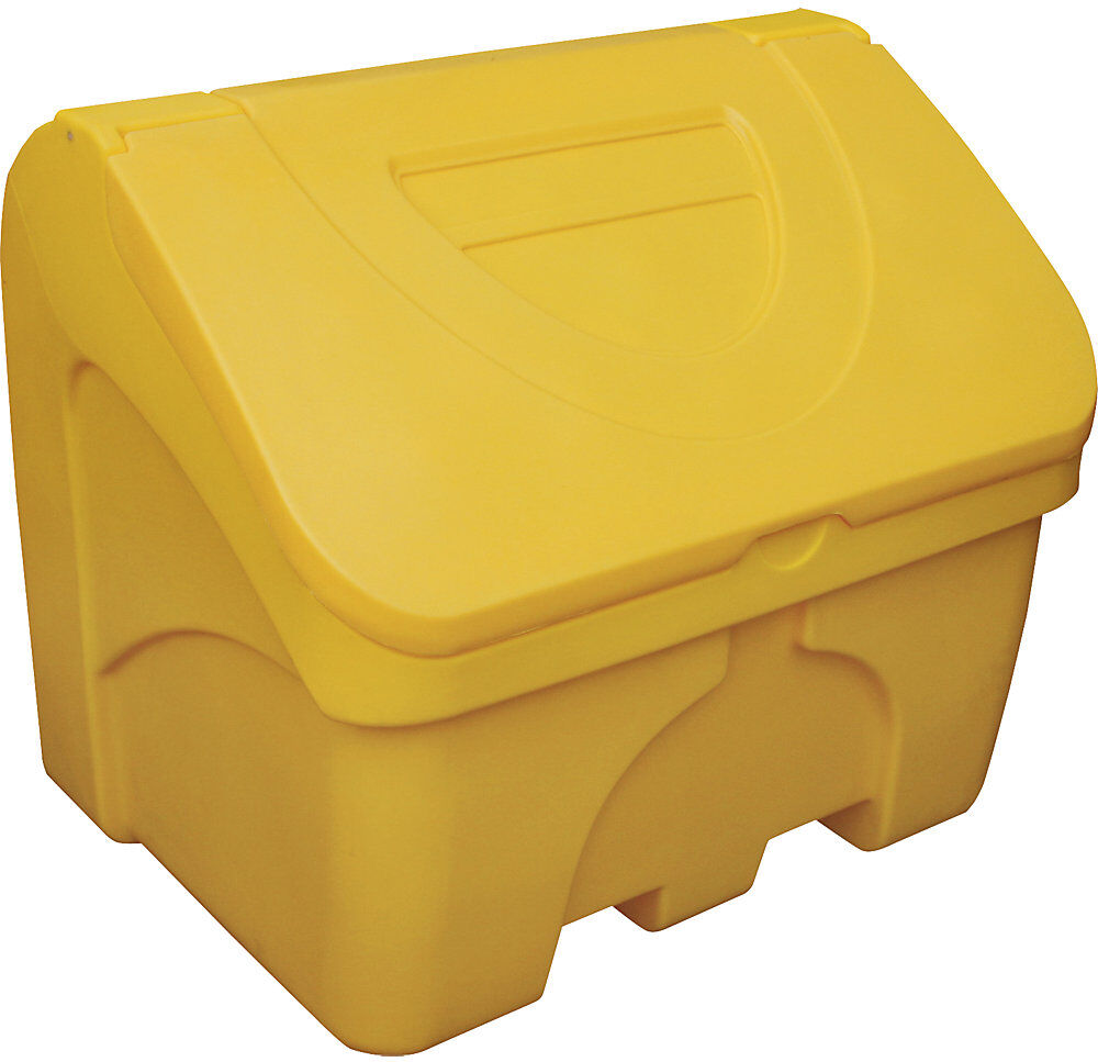 Streugutbehälter, Inhalt 400 l, gelb, ab 3 Stk eurokraft basic