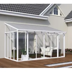 Palram - Canopia Aluminium Kaltwintergarten Sanremo | Weiß | 295x435x310 cm - Weiß