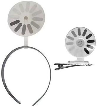 Uplift Treasures Funny Brain Loading Headband Hair Clip Set 1 Set