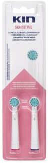 Kin Sensitive Universal Electric Brush Head Replacement 2 Units