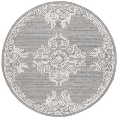 SAFAVIEH Handmade Glamour Mirja French Country Scroll Wool Rug