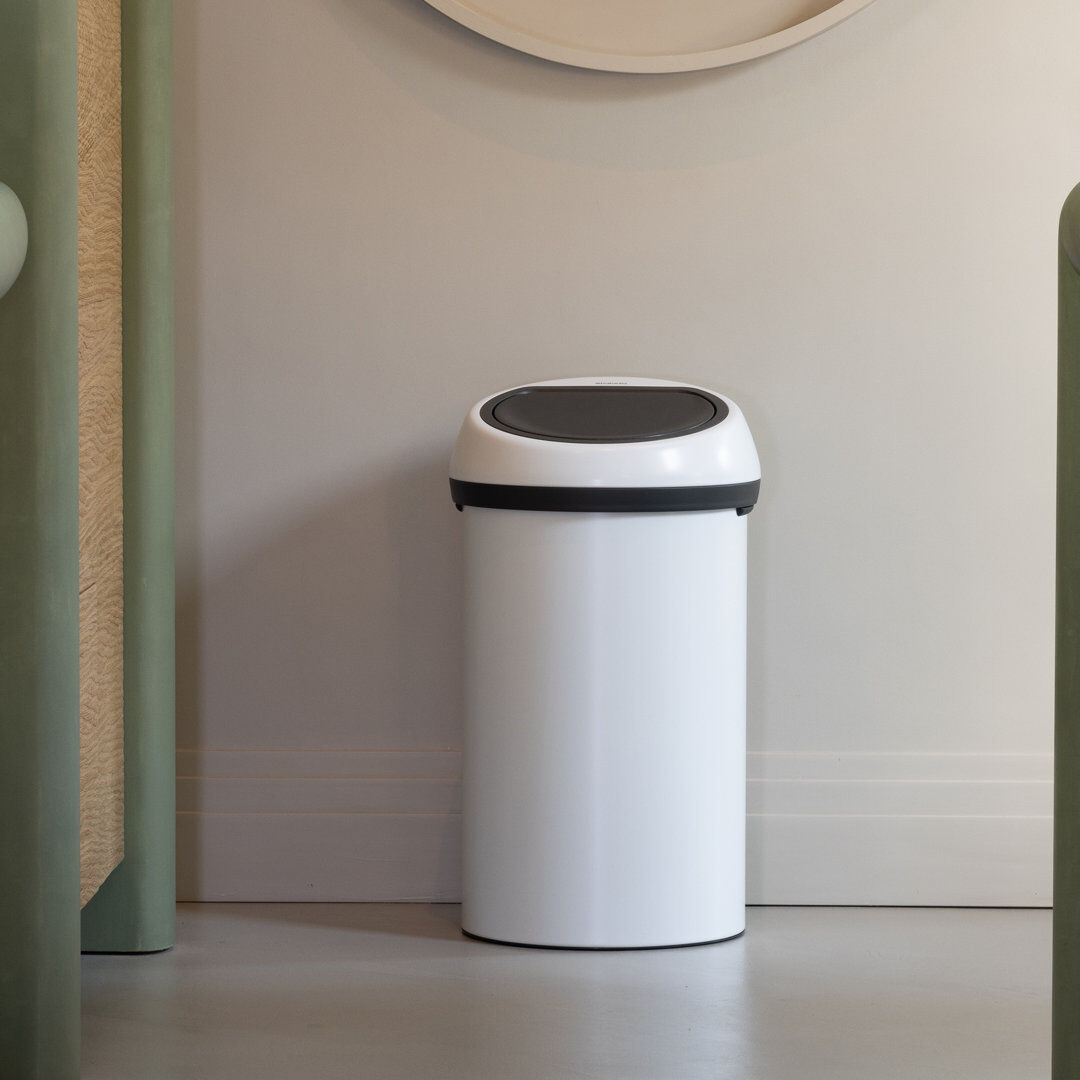 Brabantia 60 Litre Touch Bin White 60L