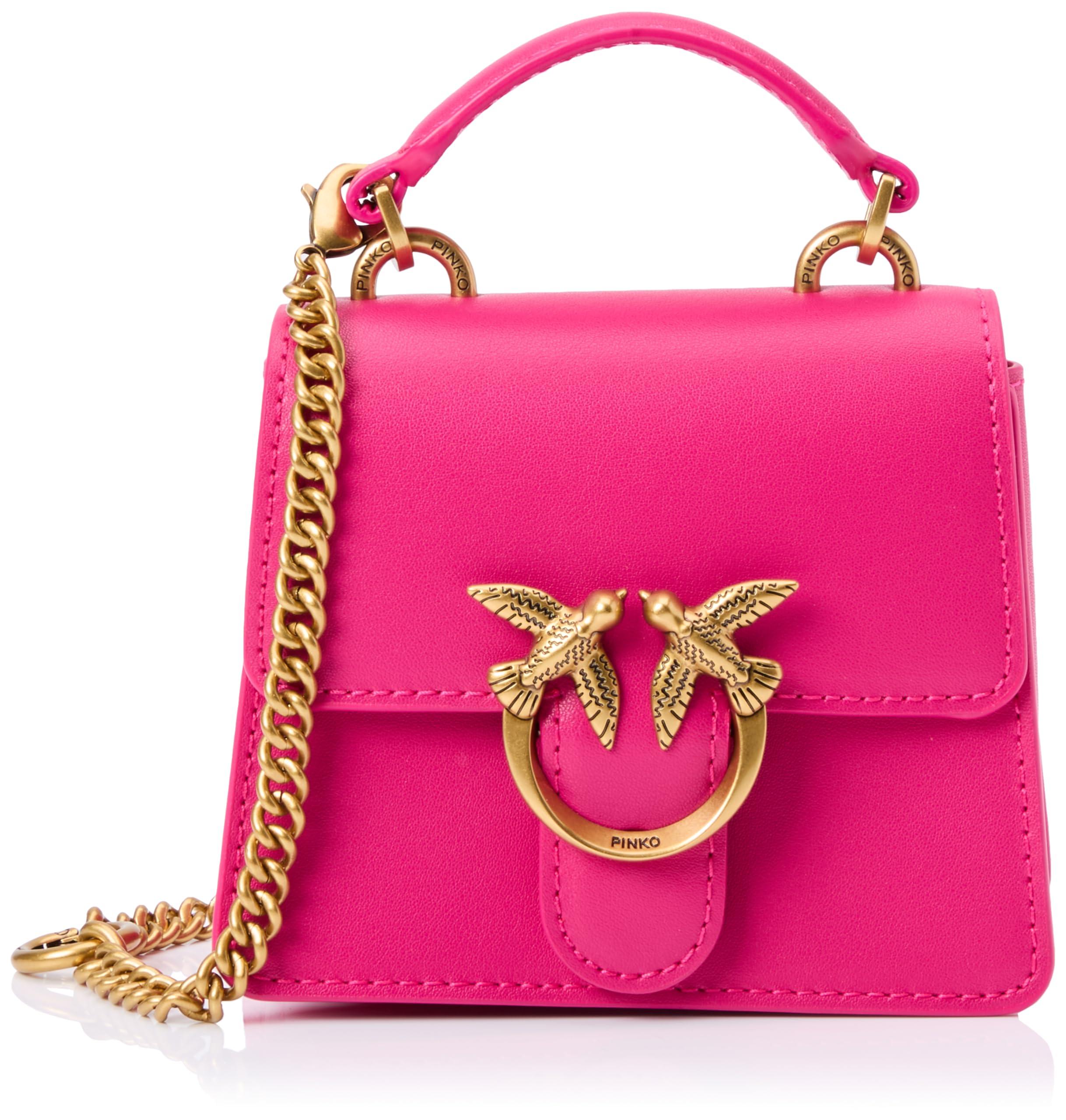 Pinko Love One Top Handle Micro Light Kalbsseide, Damentasche, Einheitsgröße, N1