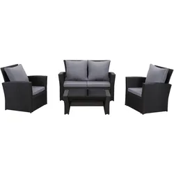 4-Sitzer Lounge Set Polyrattan -versch. Ausführungen