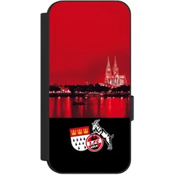 Nivocase Klapphülle für Google Pixel 9 Handyhülle aus Kunst Leder NIVOflip schwarz 1. FC Köln Offizielles (Google Pixel 9), Smartphone Hülle, Schwarz