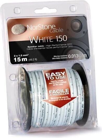 Cavo audio Norstone CLASSIC W150 Bianco
