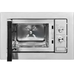 Exquisit Einbaumikrowelle EMW10-020 inox Manuell, Mikrowelle, Silber