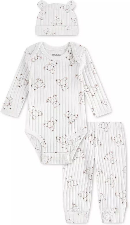 HUGGIES - Pyjama-Set, 3 Monate, Weiss