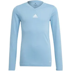 adidas Team Base langarm Funktionsshirt Kinder GN7512 - team light blue 164