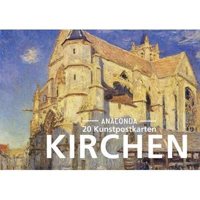 Postkarten-Set Kirchen, Taschenbuch von , Anaconda, 978-3-7306-1120-3